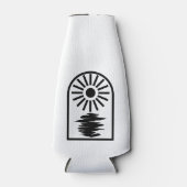 Minimalist Celestial Sun and water Flesjeskoeler (Voorkant)