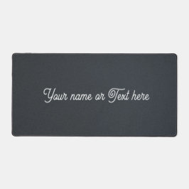 Minimalist Charcoal Grey Grainy Texture Bureaumat