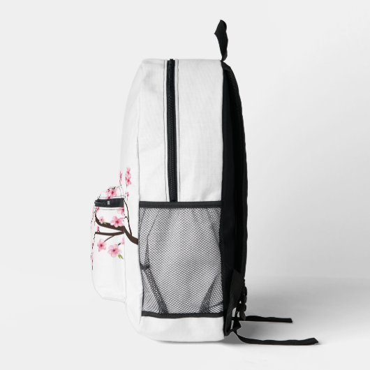 Minimalist Cherry Blossom Backpack Bedrukte Rugzak (Rechts)