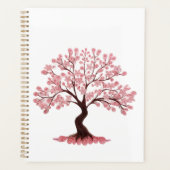 Minimalist Cherry Blossom Tree  Planner (Voorkant)
