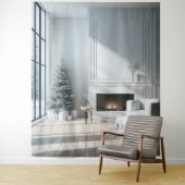 Minimalist Christmas Glow BackDrop Wandkleed (In situ)