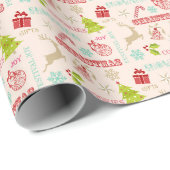 Minimalist Christmas Joy Roll of Cadeaupapier (Rol Hoek)