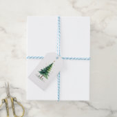 Minimalist Christmas Pine Tree Stickers – Holiday  Cadeaulabel (Met Touw)