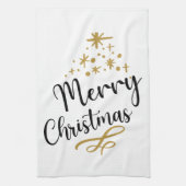 Minimalist Christmas Tree - Festive and Simple Theedoek (Verticaal)