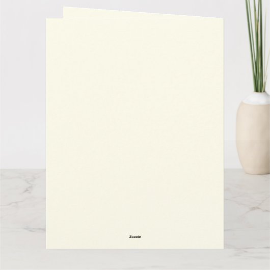 Minimalist Christmas Tree Happy Holidays Folded Ca Kaart (Achterkant)