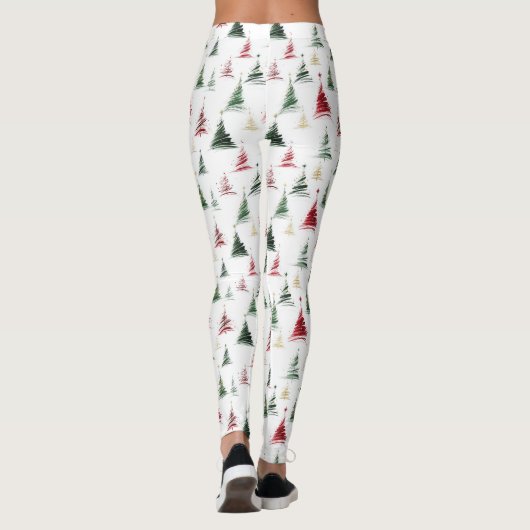 Minimalist Christmas Tree Leggings (Achterkant)