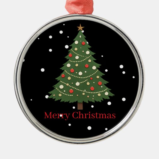 Minimalist Christmas Tree Ornament (Voorkant)
