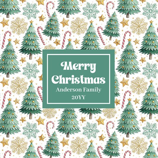 Minimalist Christmas trees gold holiday bath towel Bad Handdoek