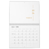 Minimalist Clean Design Kalender (Mar 2026)