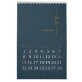 Minimalist Clean Design Kalender (Feb 2026)