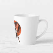 Minimalist Coffee Art Latte Mug | Cute Coffee gift Mok (Rechts)