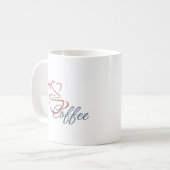 Minimalist Coffee Mug Gift Idea for Coffeeholics   Koffiemok (Voorkant links)