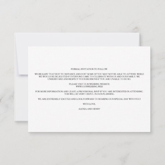 Minimalist Collage 3 Custom Photos Engaged Couple (Achterkant)