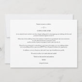 Minimalist Collage Be Our Guest 3 Photos Couple (Achterkant)