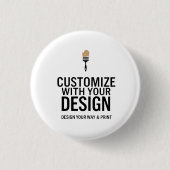 Minimalist Company Branded Custom Personalized  Ronde Button 3,2 Cm (Voorkant)