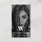 Minimalist Company Monogram Photography  Visitekaartje (Voorkant)
