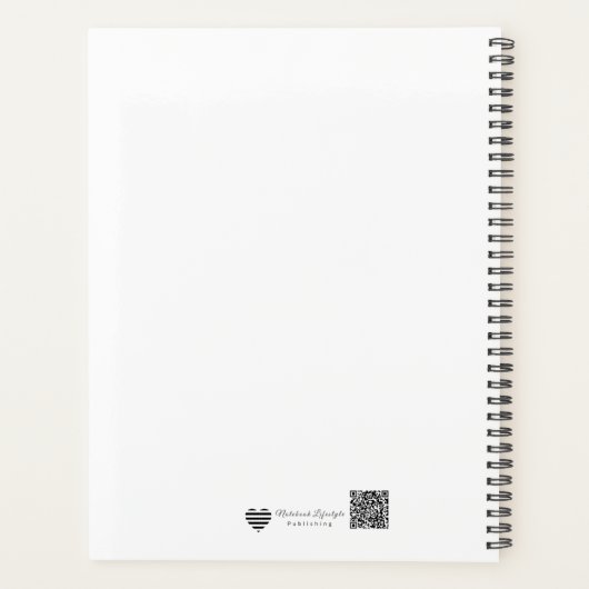 Minimalist Continuous Line Art Planner (Achterkant)