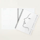 Minimalist Continuous Line Art Planner (Display)