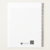 Minimalist Continuous Line Art Planner (Achterkant)