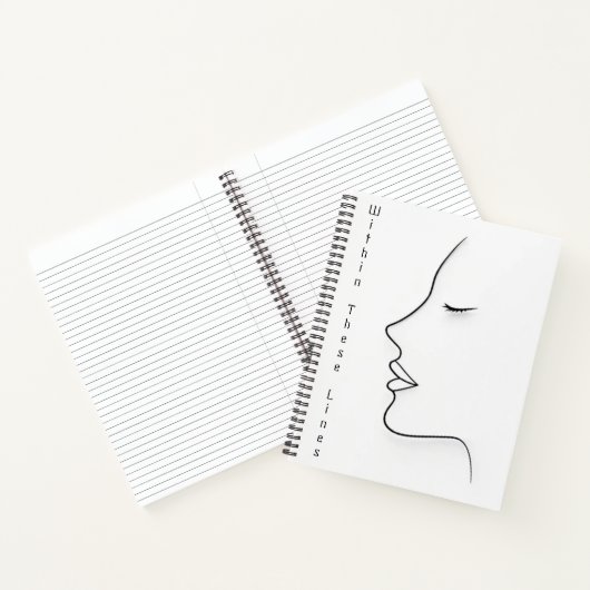 Minimalist Continuous Line Art Planner Notitieboek (Binnen)