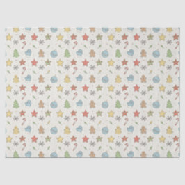 Minimalist Cookie Doodles Christmas Tissuepapier