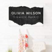 Minimalist Creative Agency Modern Business Promo Spandoek (Insitu)