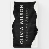 Minimalist Creative Agency Modern Business Promo Spandoek (Verticaal)