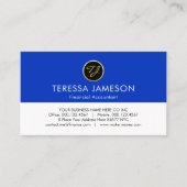 Minimalist Creative Create Your Monogram Visitekaartje (Voorkant)