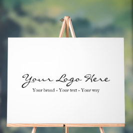Minimalist Custom Business Logo Acryl Bord