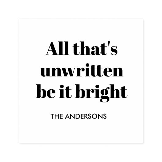 Minimalist Custom Christmas Rubberstempel (Afrduk)