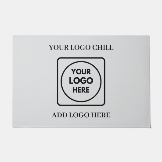 Minimalist Custom Logo Kraft Doormat Deurmat (Voorkant)