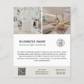 Minimalist Custom Logo Photo Business Flyer (Voorkant)