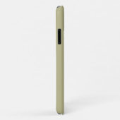 Minimalist Custom monogram naam sage groen wit Case-Mate iPhone Case (Achterkant/rechts)
