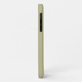 Minimalist Custom monogram naam sage groen wit Case-Mate iPhone Case (Achterkant/links)