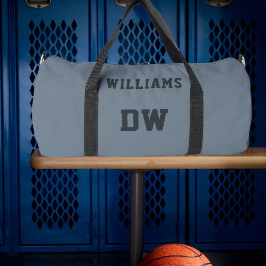 Minimalist Custom Name Monogram Jersey Nummer Plunjezak