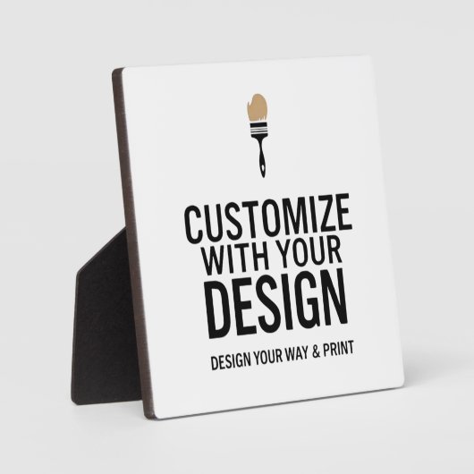 Minimalist Custom Personalized Company Branded Fotoplaat (Voorkant)