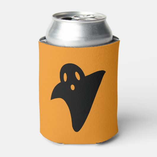 Minimalist cute ghost  blikjeskoeler (Blikje Voorkant)