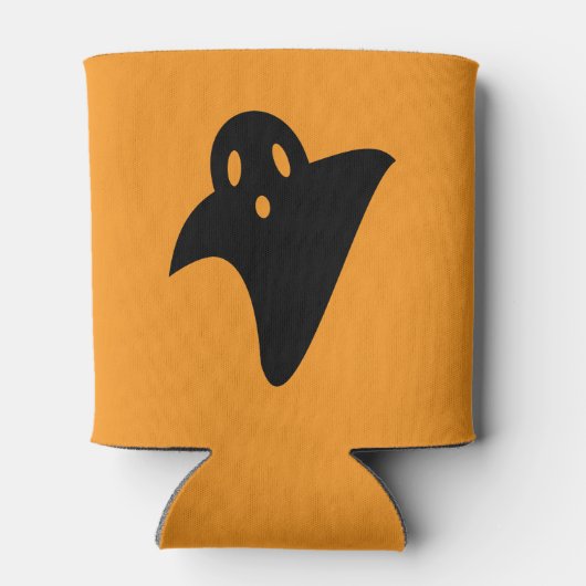 Minimalist cute ghost  blikjeskoeler (Achterkant)