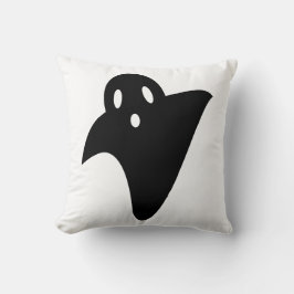 Minimalist cute ghost  kussen