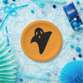 Minimalist cute ghost papieren bordje (Feest)