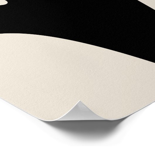 Minimalist cute ghost  poster (Hoek)