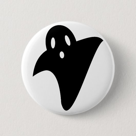 Minimalist cute ghost  ronde button 5,7 cm (Voorkant)