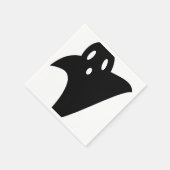 Minimalist cute ghost  servet (Hoek)