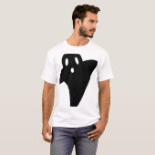 Minimalist cute ghost  t-shirt (Voorkant volledig)