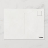 Minimalist Cute Nutcracker Christmas Briefkaart (Achterkant)