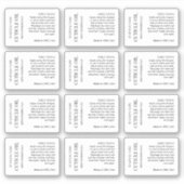 Minimalist Cuticle Oil 5ml Dropper Bottle Label (Voorkant)