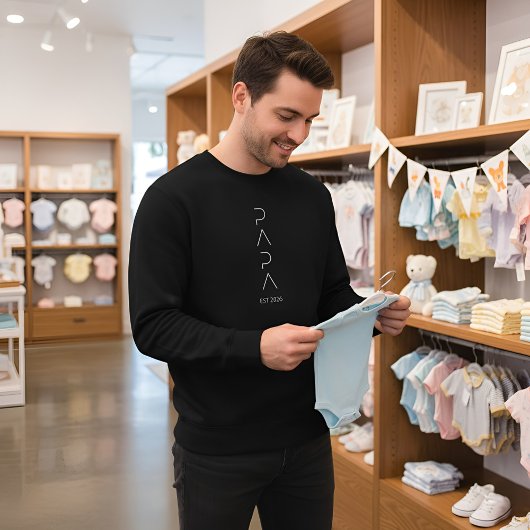 Minimalist Dad to Be Shirt | Modern New Father2026