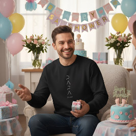 Minimalist Dad to Be Shirt | Modern New Father2026