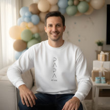 Minimalist Dad to Be Shirt, Simple Fatherhood 