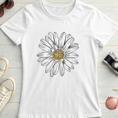 Minimalist Daisy; Summer Daisy Graphic T-shirt